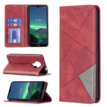 Load image into Gallery viewer, Rhombus Texture Horizontal Flip Magnetic Leather Case with Holder &amp; Card Slots &amp; Wallet, For Samsung Galaxy S21 FE, For Nokia G20 / G10, For Nokia 1.4