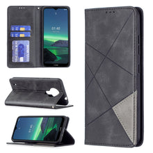 Load image into Gallery viewer, Rhombus Texture Horizontal Flip Magnetic Leather Case with Holder &amp; Card Slots &amp; Wallet, For Samsung Galaxy S21 FE, For Nokia G20 / G10, For Nokia 1.4