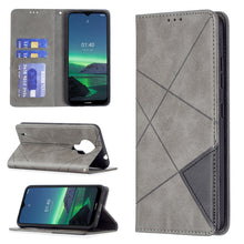 Load image into Gallery viewer, Rhombus Texture Horizontal Flip Magnetic Leather Case with Holder &amp; Card Slots &amp; Wallet, For Samsung Galaxy S21 FE, For Nokia G20 / G10, For Nokia 1.4