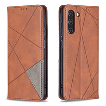 Load image into Gallery viewer, Rhombus Texture Horizontal Flip Magnetic Leather Case with Holder &amp; Card Slots &amp; Wallet, For Samsung Galaxy S21 FE, For Nokia G20 / G10, For Nokia 1.4