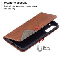 Load image into Gallery viewer, Rhombus Texture Horizontal Flip Magnetic Leather Case with Holder &amp; Card Slots &amp; Wallet, For Samsung Galaxy S21 FE, For Nokia G20 / G10, For Nokia 1.4