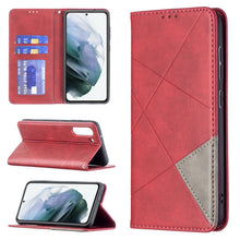Load image into Gallery viewer, Rhombus Texture Horizontal Flip Magnetic Leather Case with Holder &amp; Card Slots &amp; Wallet, For Samsung Galaxy S21 FE, For Nokia G20 / G10, For Nokia 1.4