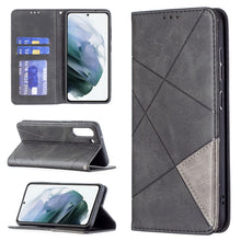 Load image into Gallery viewer, Rhombus Texture Horizontal Flip Magnetic Leather Case with Holder &amp; Card Slots &amp; Wallet, For Samsung Galaxy S21 FE, For Nokia G20 / G10, For Nokia 1.4
