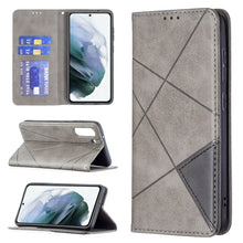 Load image into Gallery viewer, Rhombus Texture Horizontal Flip Magnetic Leather Case with Holder &amp; Card Slots &amp; Wallet, For Samsung Galaxy S21 FE, For Nokia G20 / G10, For Nokia 1.4