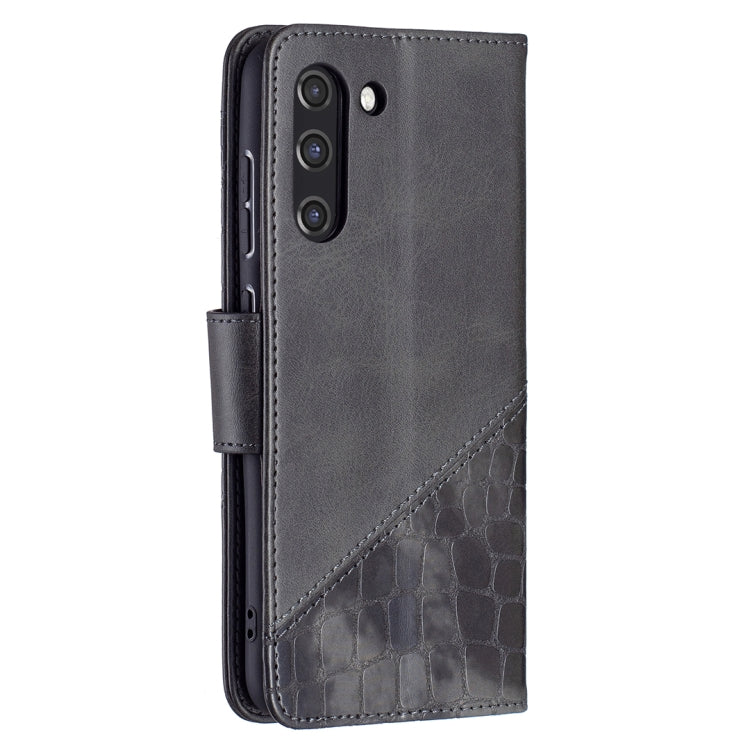 Matching Color Crocodile Texture Horizontal Flip PU Leather Case with Wallet & Holder & Card Slots, For Samsung Galaxy S21 FE / S21 Lite, For Nokia 1.4