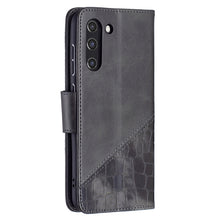 Load image into Gallery viewer, Matching Color Crocodile Texture Horizontal Flip PU Leather Case with Wallet &amp; Holder &amp; Card Slots, For Samsung Galaxy S21 FE / S21 Lite, For Nokia 1.4