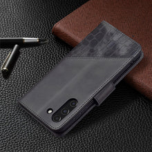 Load image into Gallery viewer, Matching Color Crocodile Texture Horizontal Flip PU Leather Case with Wallet &amp; Holder &amp; Card Slots, For Samsung Galaxy S21 FE / S21 Lite, For Nokia 1.4
