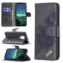 Load image into Gallery viewer, Matching Color Crocodile Texture Horizontal Flip PU Leather Case with Wallet &amp; Holder &amp; Card Slots, For Samsung Galaxy S21 FE / S21 Lite, For Nokia 1.4