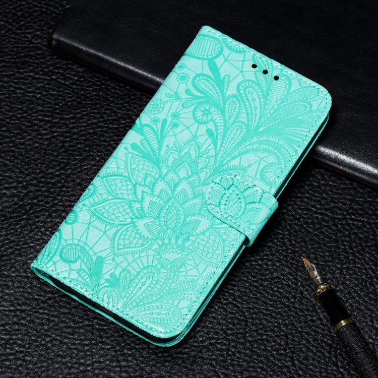 Lace Flower Embossing Pattern Horizontal Flip Leather Case with Holder & Card Slots & Wallet & Photo Frame, For Samsung Galaxy A22 4G, For Samsung Galaxy A22 5G, For Samsung Galaxy A82 5G, For Samsung Galaxy S21 FE, For Xiaomi Mi 11 Ultra