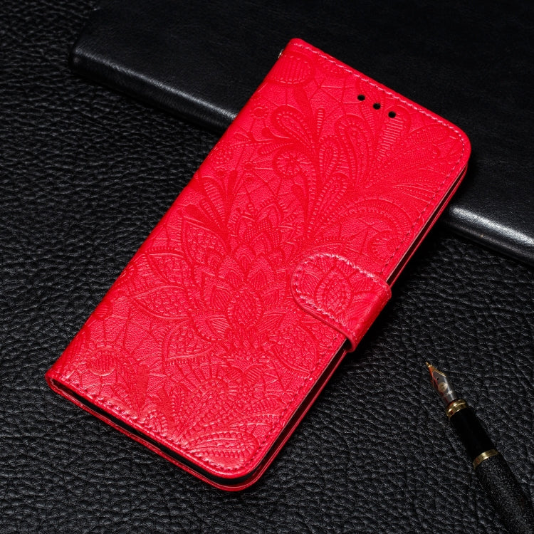 Lace Flower Embossing Pattern Horizontal Flip Leather Case with Holder & Card Slots & Wallet & Photo Frame, For Samsung Galaxy A22 4G, For Samsung Galaxy A22 5G, For Samsung Galaxy A82 5G, For Samsung Galaxy S21 FE, For Xiaomi Mi 11 Ultra