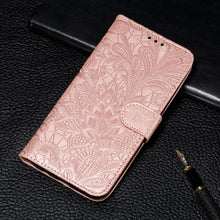 Load image into Gallery viewer, Lace Flower Embossing Pattern Horizontal Flip Leather Case with Holder &amp; Card Slots &amp; Wallet &amp; Photo Frame, For Samsung Galaxy A22 4G, For Samsung Galaxy A22 5G, For Samsung Galaxy A82 5G, For Samsung Galaxy S21 FE, For Xiaomi Mi 11 Ultra
