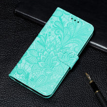 Load image into Gallery viewer, Lace Flower Embossing Pattern Horizontal Flip Leather Case with Holder &amp; Card Slots &amp; Wallet &amp; Photo Frame, For Samsung Galaxy A22 4G, For Samsung Galaxy A22 5G, For Samsung Galaxy A82 5G, For Samsung Galaxy S21 FE, For Xiaomi Mi 11 Ultra