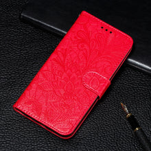 Load image into Gallery viewer, Lace Flower Embossing Pattern Horizontal Flip Leather Case with Holder &amp; Card Slots &amp; Wallet &amp; Photo Frame, For Samsung Galaxy A22 4G, For Samsung Galaxy A22 5G, For Samsung Galaxy A82 5G, For Samsung Galaxy S21 FE, For Xiaomi Mi 11 Ultra