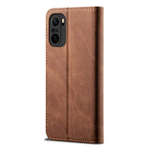 Load image into Gallery viewer, Denim Texture Casual Style Horizontal Flip Leather Case with Holder &amp; Card Slots &amp; Wallet, For Xiaomi Redmi K40 / K40 Pro / K40 Pro+, For Xiaomi Redmi Note 10 Pro / Note 10 Pro (India) / Note 10 Pro Max, For Xiaomi Redmi Note 10 / Note 10S             ...