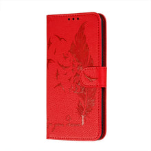 Load image into Gallery viewer, Litchi Texture Feather Embossing Pattern Horizontal Flip Leather Case with Holder &amp; Card Slots &amp; Wallet &amp; Photo Frame &amp; Lanyard, For Samsung Galaxy A22 4G, For Samsung Galaxy A22 5G, For Samsung Galaxy A82 5G, For Samsung Galaxy S21 FE