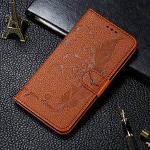 Load image into Gallery viewer, Litchi Texture Feather Embossing Pattern Horizontal Flip Leather Case with Holder &amp; Card Slots &amp; Wallet &amp; Photo Frame &amp; Lanyard, For Samsung Galaxy A22 4G, For Samsung Galaxy A22 5G, For Samsung Galaxy A82 5G, For Samsung Galaxy S21 FE