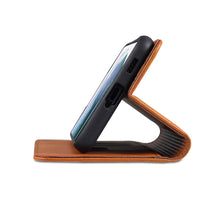 Load image into Gallery viewer, AZNS Magnetic Calf Texture Horizontal Flip Leather Case with Card Slots &amp; Holder &amp; Wallet, For Samsung Galaxy S21 FE
