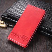 Load image into Gallery viewer, AZNS Magnetic Calf Texture Horizontal Flip Leather Case with Card Slots &amp; Holder &amp; Wallet, For Samsung Galaxy S21 FE