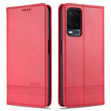 Load image into Gallery viewer, AZNS Magnetic Calf Texture Horizontal Flip Leather Case with Card Slots &amp; Holder &amp; Wallet, For OPPO A54 4G, For OPPO A94 5G, For OPPO A95 5G, For Xiaomi Mi 11 Lite