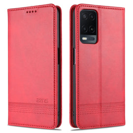 AZNS Magnetic Calf Texture Horizontal Flip Leather Case with Card Slots & Holder & Wallet, For OPPO A54 4G, For OPPO A94 5G, For OPPO A95 5G, For Xiaomi Mi 11 Lite