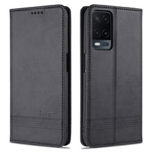 Load image into Gallery viewer, AZNS Magnetic Calf Texture Horizontal Flip Leather Case with Card Slots &amp; Holder &amp; Wallet, For OPPO A54 4G, For OPPO A94 5G, For OPPO A95 5G, For Xiaomi Mi 11 Lite