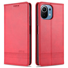 Load image into Gallery viewer, AZNS Magnetic Calf Texture Horizontal Flip Leather Case with Card Slots &amp; Holder &amp; Wallet, For OPPO A54 4G, For OPPO A94 5G, For OPPO A95 5G, For Xiaomi Mi 11 Lite