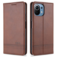 Load image into Gallery viewer, AZNS Magnetic Calf Texture Horizontal Flip Leather Case with Card Slots &amp; Holder &amp; Wallet, For OPPO A54 4G, For OPPO A94 5G, For OPPO A95 5G, For Xiaomi Mi 11 Lite