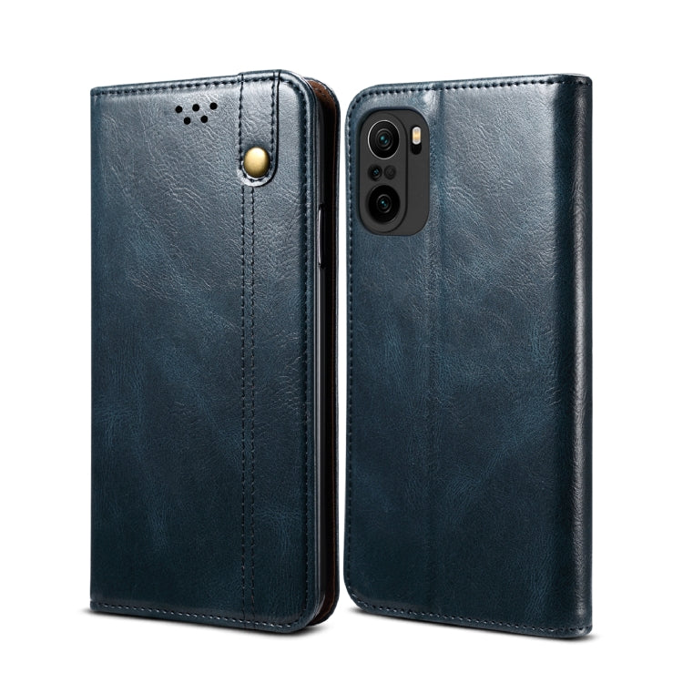 Simple Wax Crazy Horse Texture Horizontal Flip Leather Case with Card Slots & Wallet, For Xiaomi Redmi K40 / K40 Pro, For Xiaomi Redmi Note9 4G (CN Version), For Xiaomi Redmi Note 9 5G (CN Version)                                                       ...