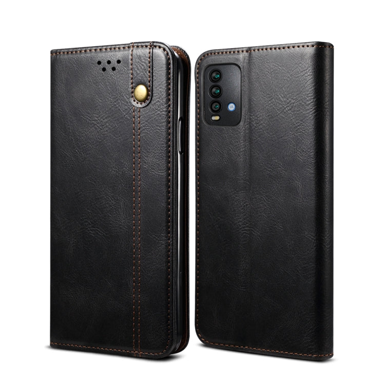 Simple Wax Crazy Horse Texture Horizontal Flip Leather Case with Card Slots & Wallet, For Xiaomi Redmi K40 / K40 Pro, For Xiaomi Redmi Note9 4G (CN Version), For Xiaomi Redmi Note 9 5G (CN Version)                                                       ...