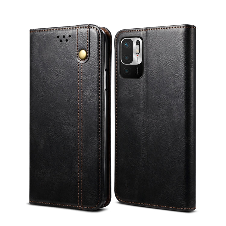 Simple Wax Crazy Horse Texture Horizontal Flip Leather Case with Card Slots & Wallet, For Xiaomi Redmi K40 / K40 Pro, For Xiaomi Redmi Note9 4G (CN Version), For Xiaomi Redmi Note 9 5G (CN Version)                                                       ...