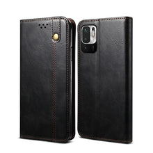 Load image into Gallery viewer, Simple Wax Crazy Horse Texture Horizontal Flip Leather Case with Card Slots &amp; Wallet, For Xiaomi Redmi K40 / K40 Pro, For Xiaomi Redmi Note9 4G (CN Version), For Xiaomi Redmi Note 9 5G (CN Version)                                                       ...