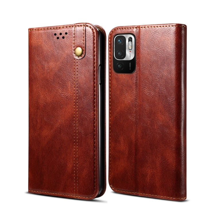 Simple Wax Crazy Horse Texture Horizontal Flip Leather Case with Card Slots & Wallet, For Xiaomi Redmi K40 / K40 Pro, For Xiaomi Redmi Note9 4G (CN Version), For Xiaomi Redmi Note 9 5G (CN Version)                                                       ...