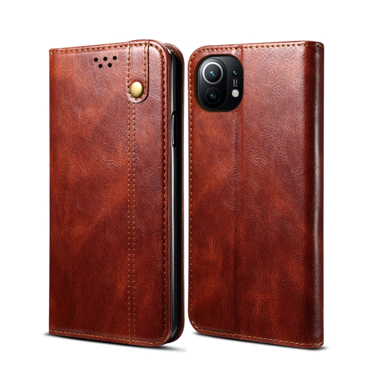 Simple Wax Crazy Horse Texture Horizontal Flip Leather Case with Card Slots & Wallet, For Xiaomi Redmi K40 / K40 Pro, For Xiaomi Redmi Note9 4G (CN Version), For Xiaomi Redmi Note 9 5G (CN Version)                                                       ...