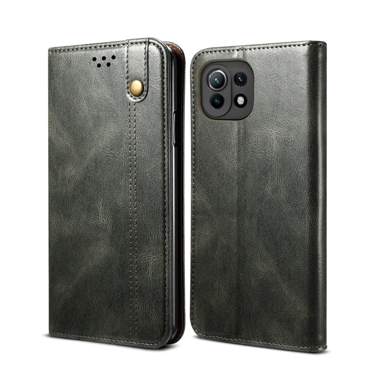 Simple Wax Crazy Horse Texture Horizontal Flip Leather Case with Card Slots & Wallet, For Xiaomi Redmi K40 / K40 Pro, For Xiaomi Redmi Note9 4G (CN Version), For Xiaomi Redmi Note 9 5G (CN Version)                                                       ...