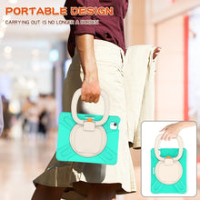 Load image into Gallery viewer, Silicone + PC Protective Case with Holder &amp; Shoulder Strap, For iPad Air 2022 / 2020 10.9