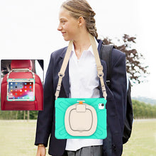 Load image into Gallery viewer, Silicone + PC Protective Case with Holder &amp; Shoulder Strap, For iPad Air 2022 / 2020 10.9