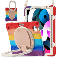 Load image into Gallery viewer, Silicone + PC Protective Case with Holder &amp; Shoulder Strap, For iPad Air 2022 / 2020 10.9