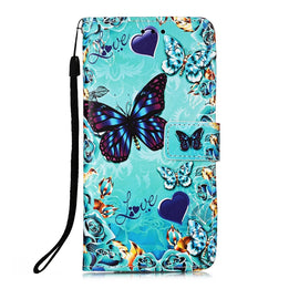 Colored Drawing Pattern Plain Weave Horizontal Flip Leather Case with Holder & Card Slot & Wallet & Lanyard, For Motorola Moto G100 / Edge S, For LG Velvet 2 Pro, For Samsung Galaxy A02 / M02 (Global), For Samsung Galaxy A22 5G  (US Version)           ...