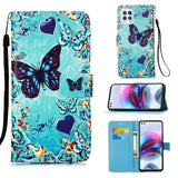 Colored Drawing Pattern Plain Weave Horizontal Flip Leather Case with Holder & Card Slot & Wallet & Lanyard, For Motorola Moto G100 / Edge S, For LG Velvet 2 Pro, For Samsung Galaxy A02 / M02 (Global), For Samsung Galaxy A22 5G  (US Version)           ...