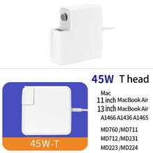 Load image into Gallery viewer, A1436 45W 14.85V 3.05A 5 Pin MagSafe 2 Power Adapter for MacBook, Cable Length: 1.6m,, 45W AU Plug, 45W EU Plug, 45W UK Plug