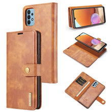 Load image into Gallery viewer, DG.MING Crazy Horse Texture Flip Detachable Magnetic Leather Case with Holder &amp; Card Slots &amp; Wallet, For Samsung Galaxy A32 4G