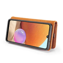 Load image into Gallery viewer, DG.MING Crazy Horse Texture Flip Detachable Magnetic Leather Case with Holder &amp; Card Slots &amp; Wallet, For Samsung Galaxy A32 4G