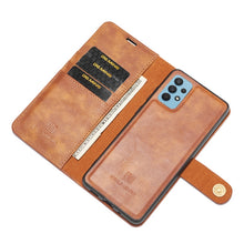 Load image into Gallery viewer, DG.MING Crazy Horse Texture Flip Detachable Magnetic Leather Case with Holder &amp; Card Slots &amp; Wallet, For Samsung Galaxy A32 4G
