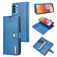 Load image into Gallery viewer, DG.MING Crazy Horse Texture Flip Detachable Magnetic Leather Case with Holder &amp; Card Slots &amp; Wallet, For Samsung Galaxy A32 4G