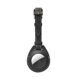 Shockproof Anti-scratch Leather Protective Case Cover with Hang Loop For AirTag, Luggage Tag