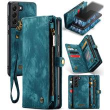 Load image into Gallery viewer, CaseMe 008 Detachable Multifunctional Horizontal Flip Leather Case, with Card Slot &amp; Holder &amp; Zipper Wallet &amp; Photo Frame, For Samsung Galaxy S21 FE