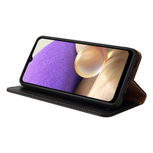 Load image into Gallery viewer, Fierre Shann PU Genuine Leather Texture Horizontal Flip Leather Case with Holder &amp; Card Slots &amp; Wallet, For Samsung Galaxy A32 5G, For Samsung Galaxy A72 5G, For Samsung Galaxy A52 5G