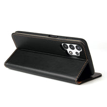 Load image into Gallery viewer, Fierre Shann PU Genuine Leather Texture Horizontal Flip Leather Case with Holder &amp; Card Slots &amp; Wallet, For Samsung Galaxy A32 5G, For Samsung Galaxy A72 5G, For Samsung Galaxy A52 5G