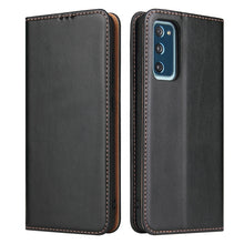 Load image into Gallery viewer, Fierre Shann PU Genuine Leather Texture Horizontal Flip Leather Case with Holder &amp; Card Slots &amp; Wallet, For Samsung Galaxy A32 5G, For Samsung Galaxy A72 5G, For Samsung Galaxy A52 5G