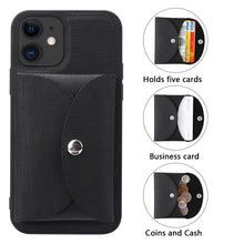 Load image into Gallery viewer, ViLi T Series TPU + PU Woven Fabric Magnetic Protective Case with Wallet, For iPhone 11, For iPhone 11 Pro, For iPhone 11 Pro Max, For iPhone 12 mini, For iPhone 12, For iPhone 12 Pro, For iPhone 12 Pro Max